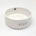 Paw Print Food Pet Bowl 13cm