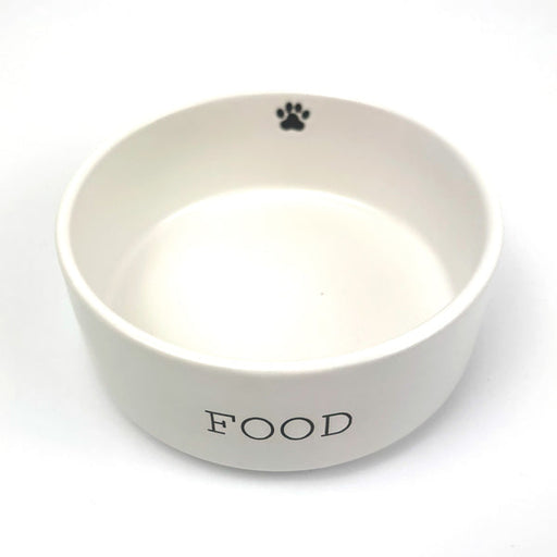 Paw Print Food Pet Bowl 13cm
