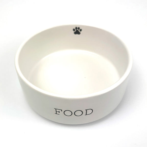 Paw Print Food Pet Bowl 13cm