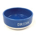 Azure Blue Drink Pet Bowl 16.5cm