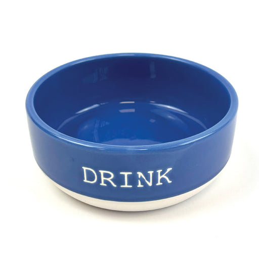 Azure Blue Drink Pet Bowl 16.5cm