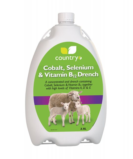 Country UF Cobalt Selenium & B12 Drench 2.5ltr