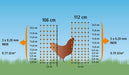 Rutland Electric Poultry Net 50m Green