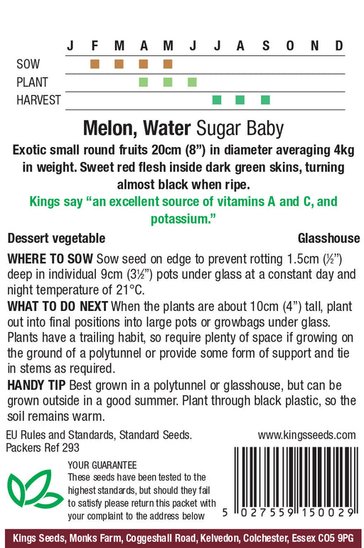 Kings Seeds Water Melon Sugar Baby Seeds