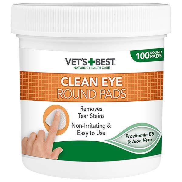 Vets Best Clean Eye Round Pads 100pc
