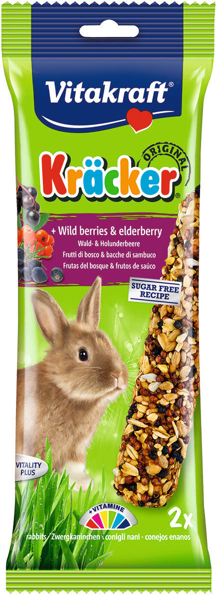 Vitakraft Vitakraft Rabbit Wild Berries & Elderberry Kracker 112g