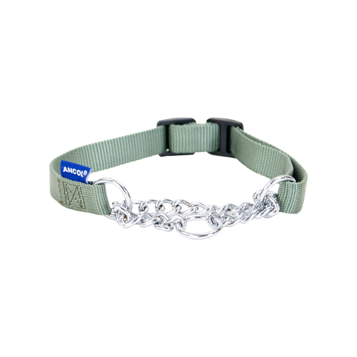 Ancol Obedia Nylon & Chain Collar