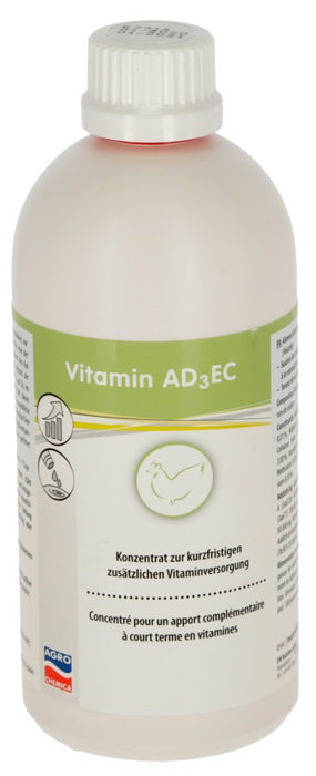 Vitamin Concentrate AD3EC 500ml For Hens