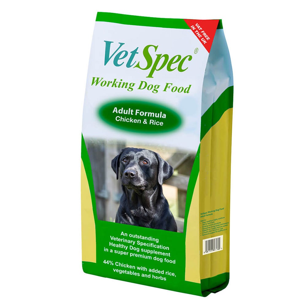 Vetspec Working Dog Chicken 15kg Adult — Welland Valley Feeds Ltd
