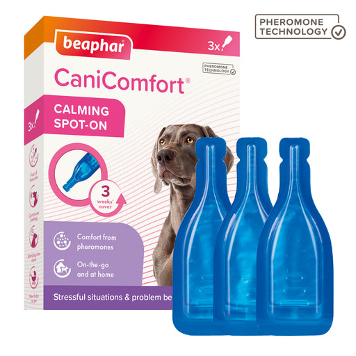 Beaphar CaniComfortÂ® Calming Spot-On for Dogs 3pk 