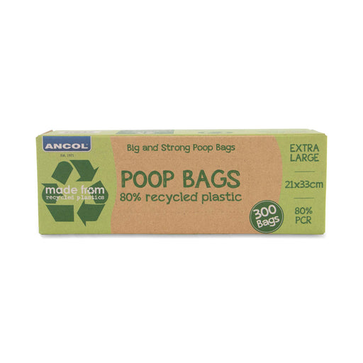 Ancol 'Made From' Giant Poop Bags  - Roll 300
