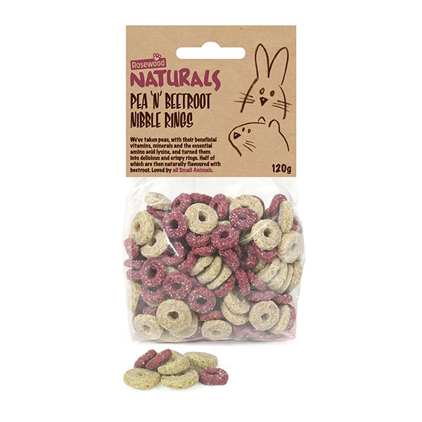 Rosewood Pea & Beetroot Nibble Rings 120g
