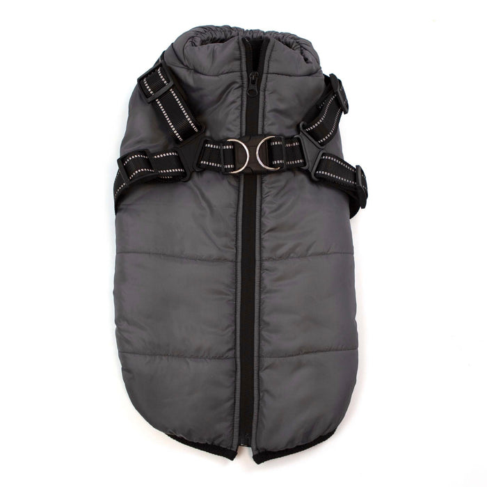 Harness Dog Jacket Dark Grey
