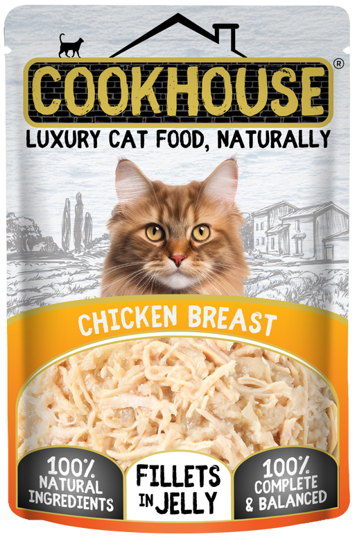 Cookhouse Cat Fillets Chicken 70g
