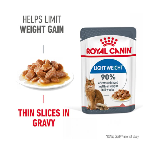 Royal Canin Adult Light Feline Wet Cat Food 12x85g