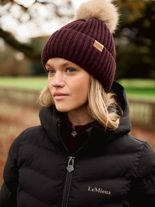 LeMieux Clara Rib Beanie Damson
