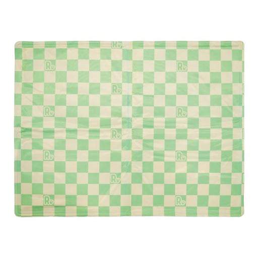 Green Check Dog Cool Mat 65x50cm
