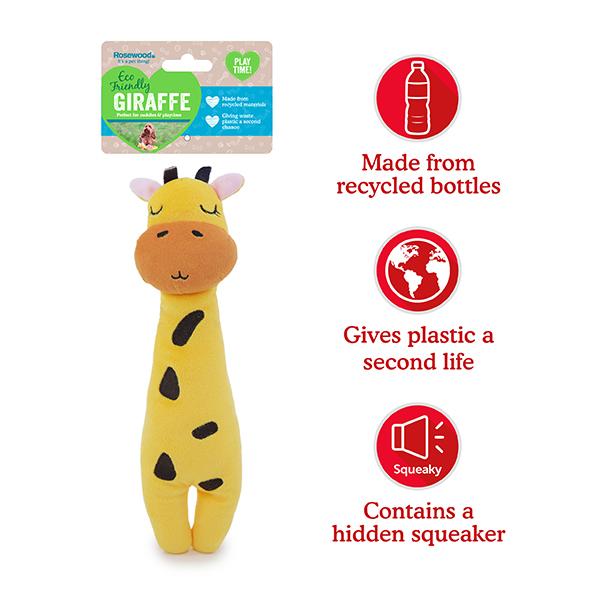 ECO Friendly Giraffe Dog Toy
