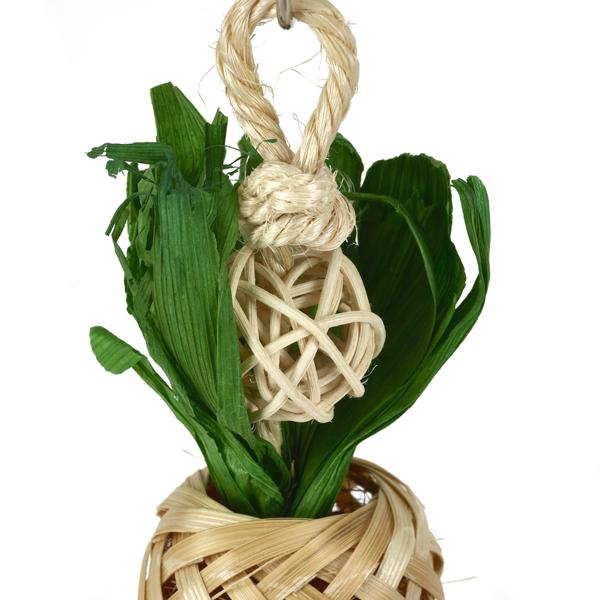 Boredom Breaker Pineapple Lantern Bird Toy
