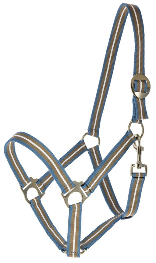 Covalliero Halter Hippo Blue & Walnut