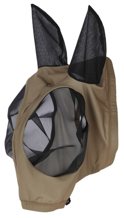 FinoStretch Zipper Fly Mask Walnut