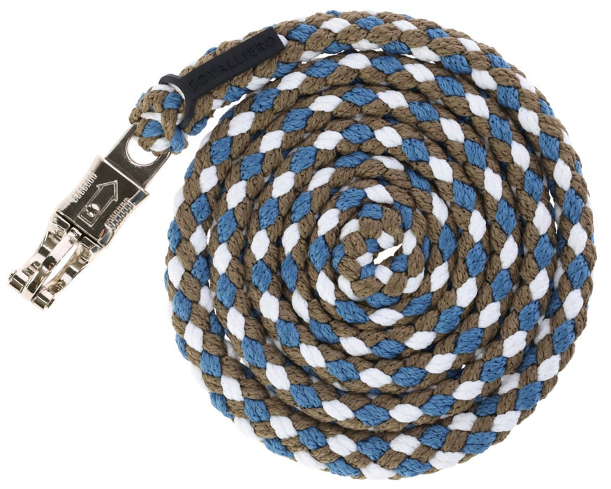 Covalliero Panic Hook Leadrope walnut and blue