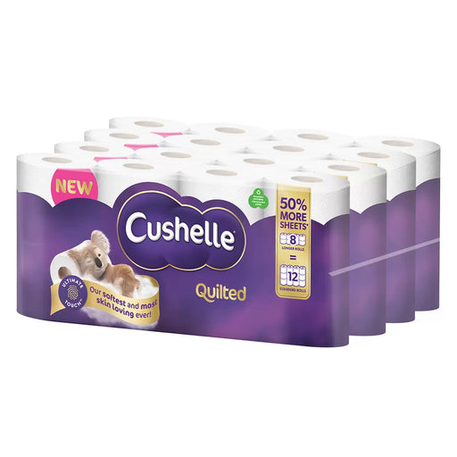Cushelle Long Toilet Rolls 8 Pack