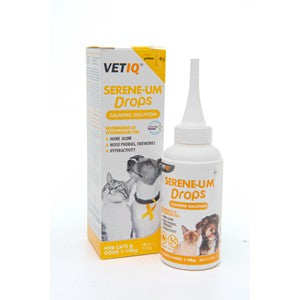 M & C VetIQ Serene Um Calm Drops For Cats and Dogs 100ml