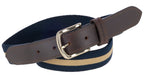 Covalliero Belt Navy & Beige