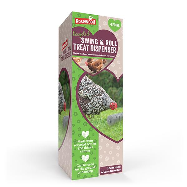 Recycled Swing & Roll Treat Dispenser