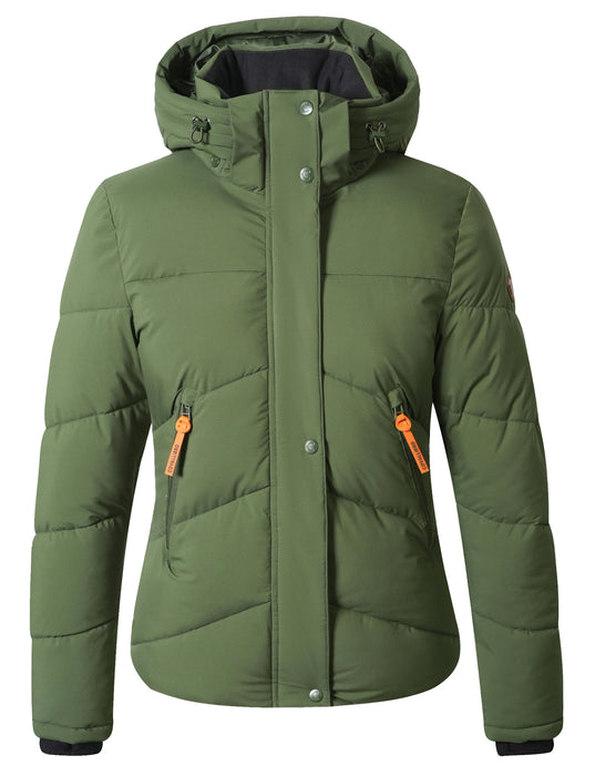 Covalliero Women's Winter Jacket Forest Green