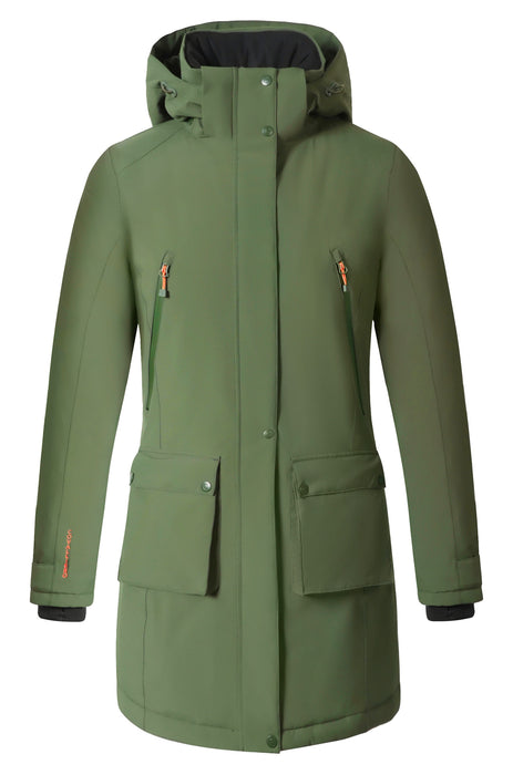 Covalliero Women's Parka Forest Green