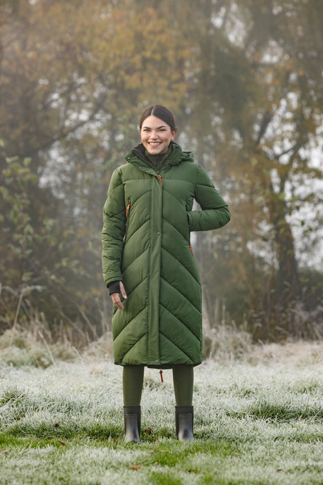 Covalliero Women's Winter Coat Forest Green