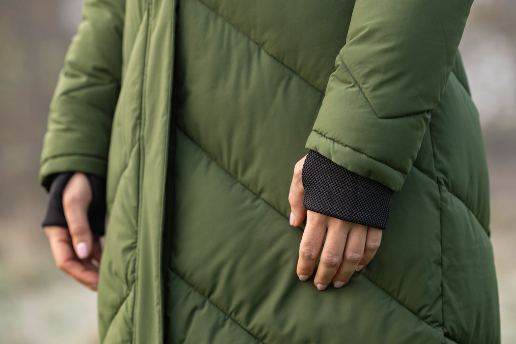 Covalliero Women's Winter Coat Forest Green