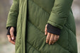 Covalliero Women's Winter Coat Forest Green