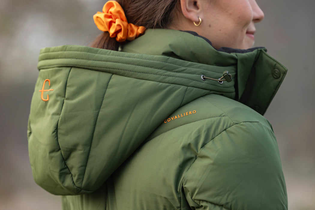 Covalliero Women's Winter Coat Forest Green