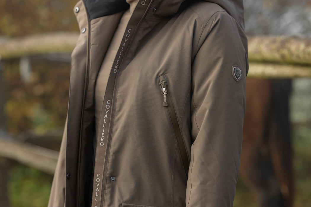 Covalliero Women's Parka Milky Chocolate