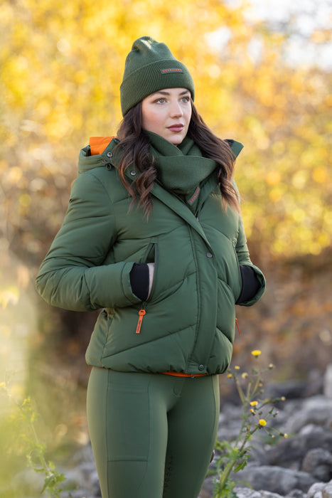 Covalliero Women's Winter Jacket Forest Green