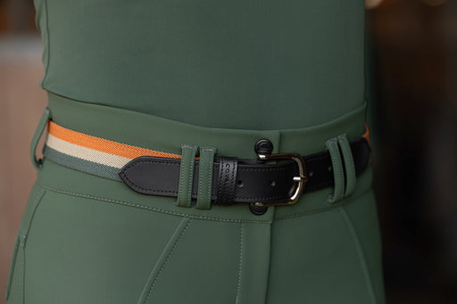 Covalliero Belt Green, Beige & Orange
