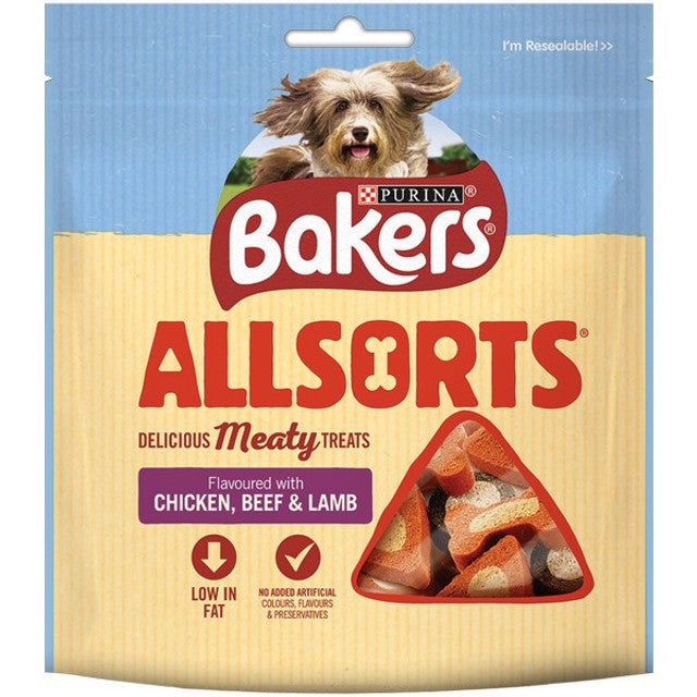 Bakers Allsorts Dog Treats 98g