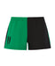 Hexby Shorts Harlequin Zips Green & Black