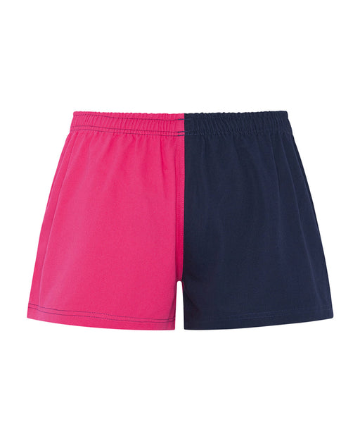 Hexby Shorts Pink & Navy Harlequin Zips