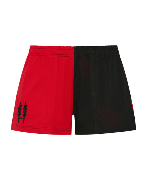 Hexby Shorts Red & Black Harlequin Zips