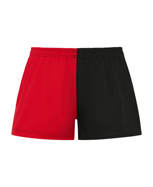 Hexby Shorts Red & Black Harlequin Zips