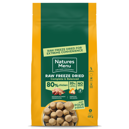 Natures Menu Freeze Dried Nuggets Chicken 625grm
