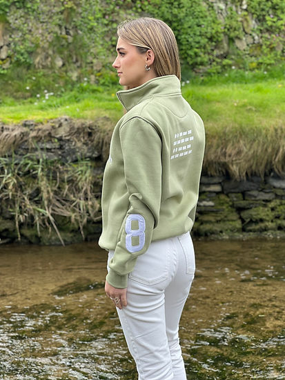 P.O.S.H Country Tidal Quarter Zip Moorland Grene