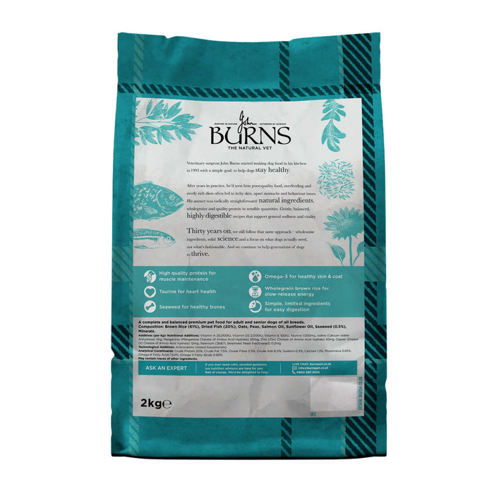 Burns Original Fish & Brown Rice Dry Dog Food