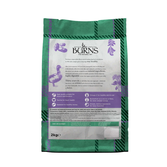 Burns Grain Free Duck & Potato Dry Dog Food