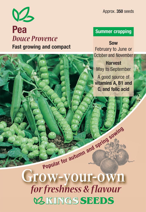 Kings Seeds Pea Douce Provence