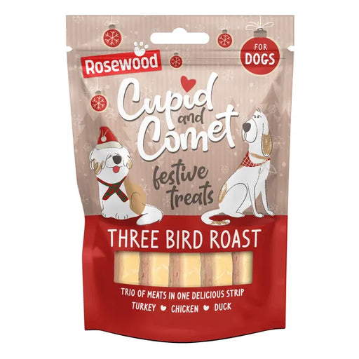 Rosewood Xmas Three Bird Roast Strips 100G